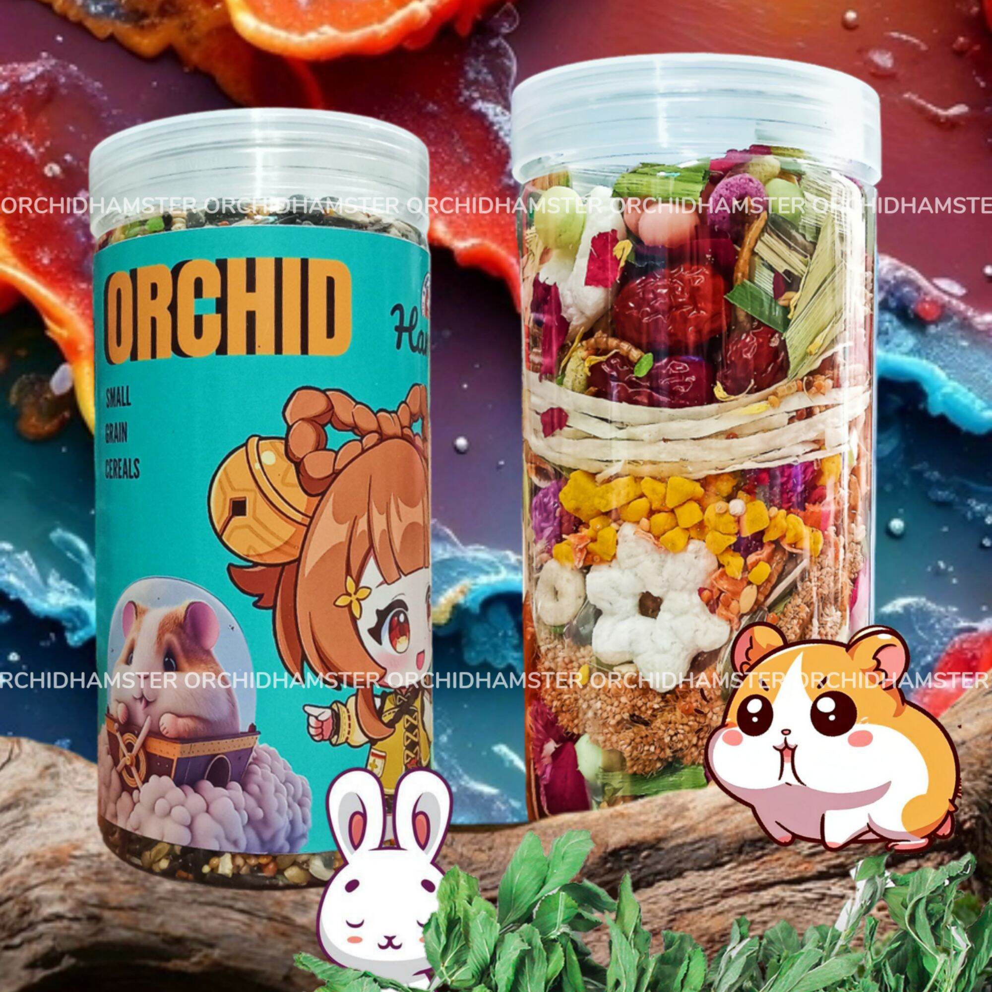 Thức Ăn Hamster Thượng Hạng Bản Hạt Nhỏ Đầy Đủ Dinh Dưỡng Cho Dòng Hamster Tạng Nhỏ