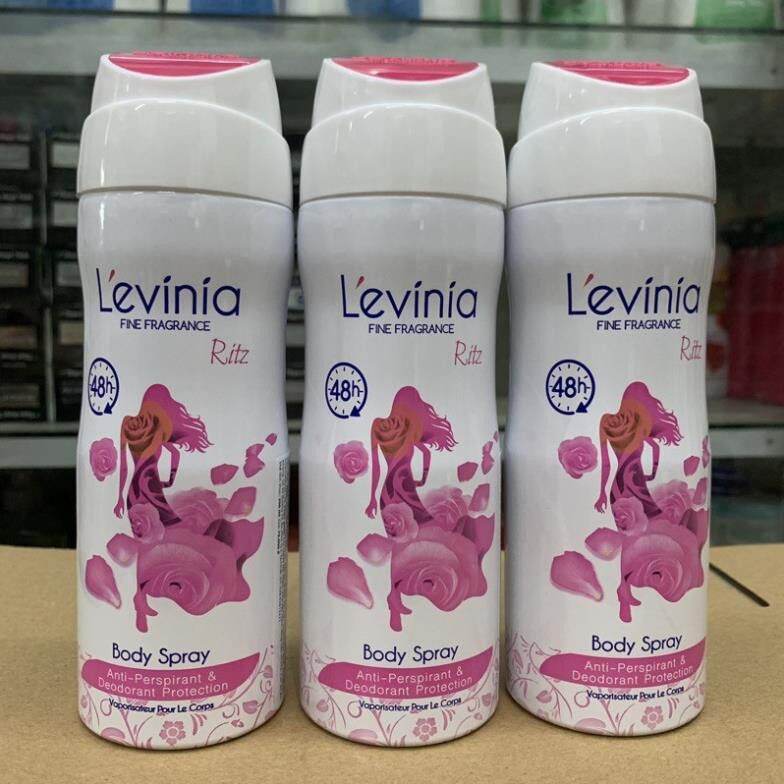 Xịt khử mùi levinia có sẵn 2 mầu