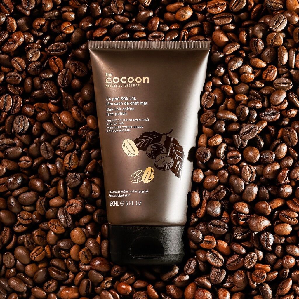 Cà phê Đắk Lắk làm sạch da chết mặt cocoon 150ml (Dak Lak coffee face polish)