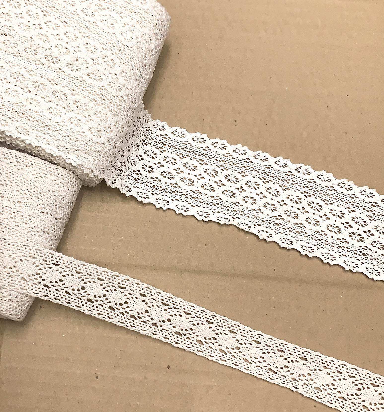 1m Ren cotton màu mộc 3cm và 6cm.