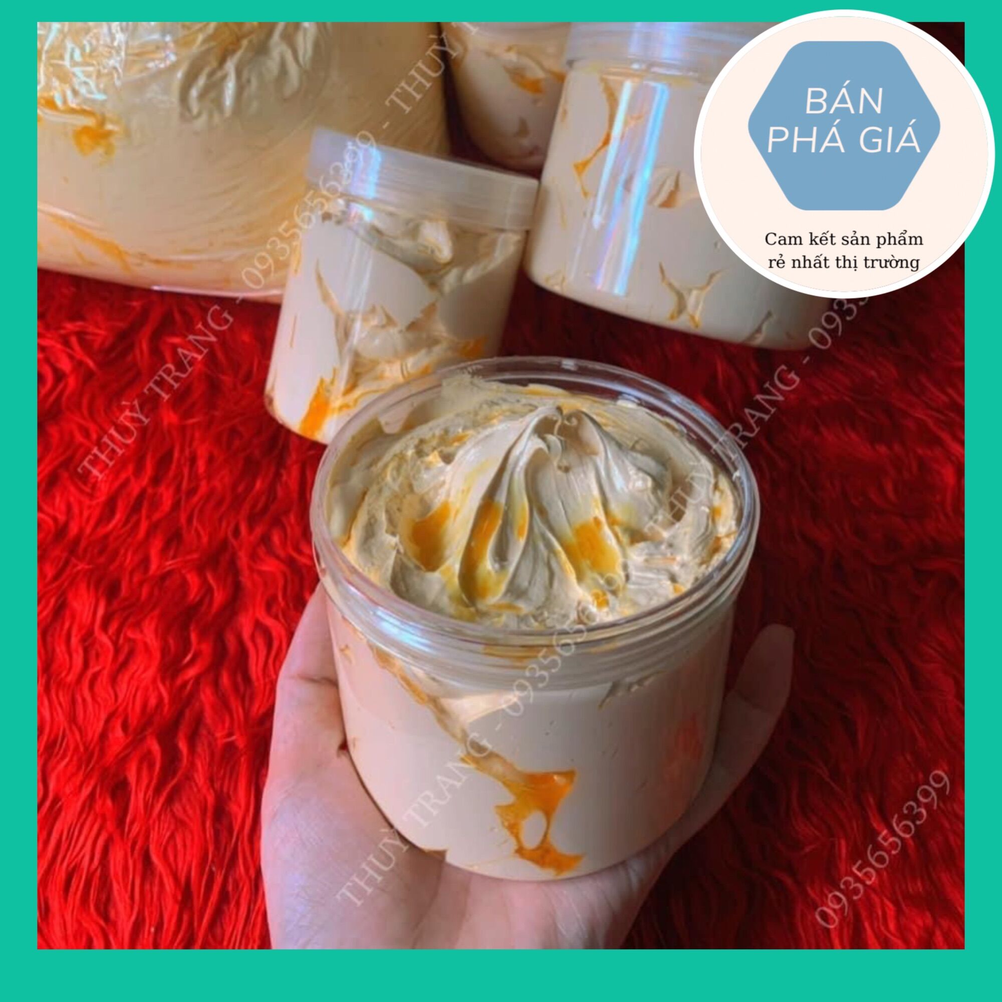 Kem body cốt ủ vip siêu trắng kem tươm dầu vàng chất dẻo mịn hủ 200g