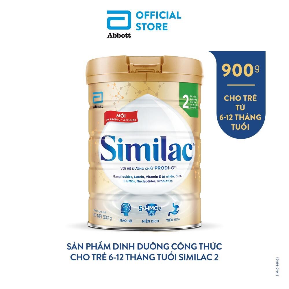 Sữa bột Similac 2 900g dinh dưỡng 5G mới