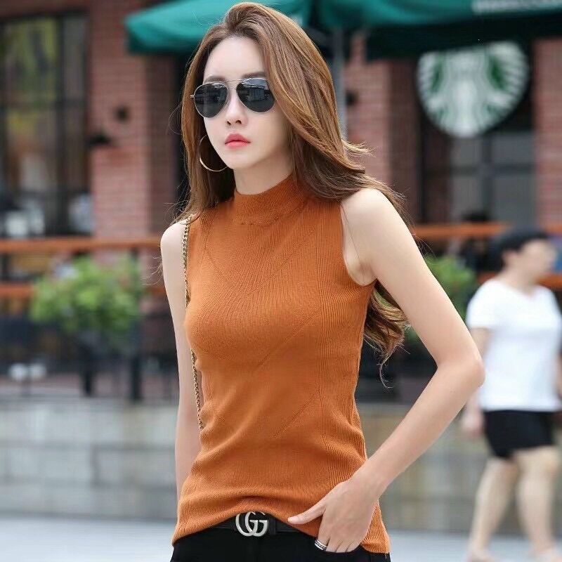 Áo len sát nách cổ 3 phân
