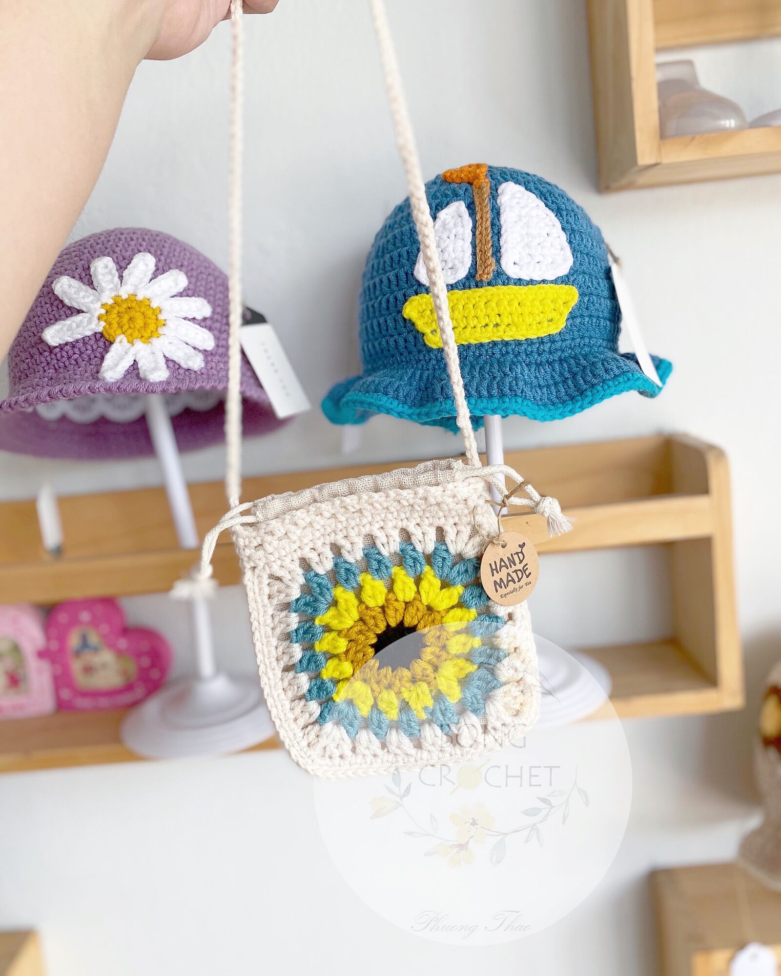 Túi len hoa 🌼🌼 xinh cho bé 🧵