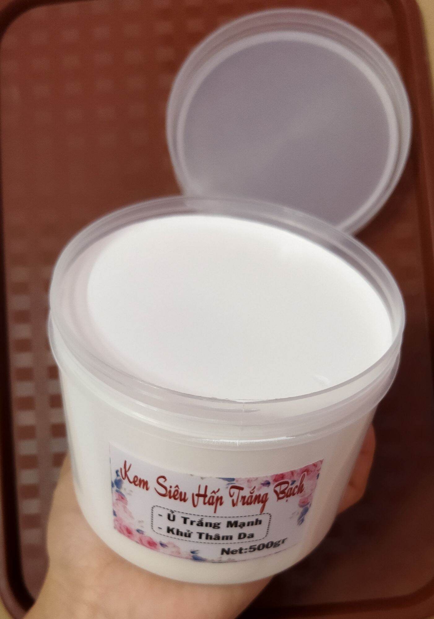 Kem Body Hấp Trắng Bạch ( ủ trắng da - khử thâm cho da) hộp 500g