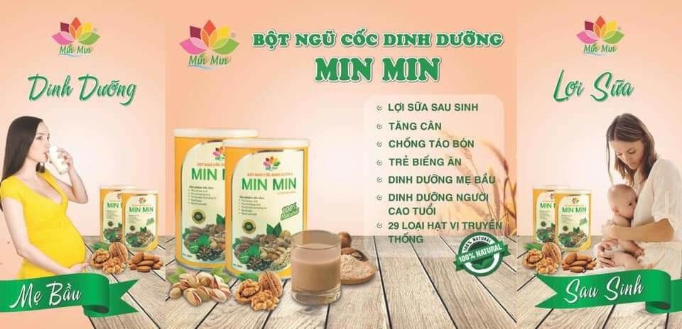 Ngũ Cốc Dinh Dưỡng MinMin Hộp 500G