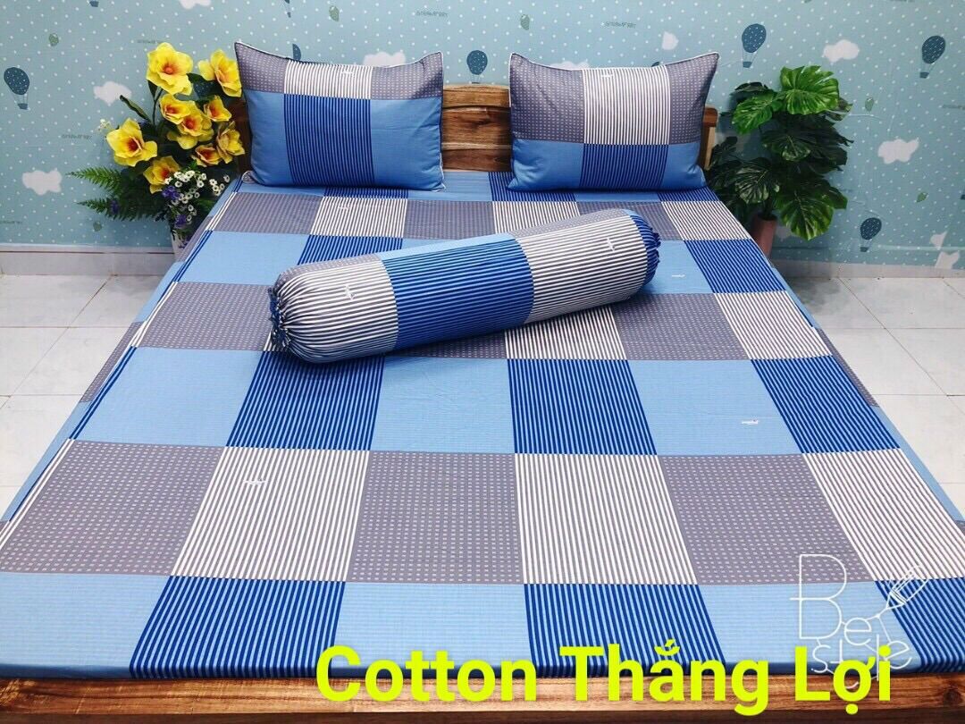 [HCM]Ga lẻ 1m x2m Cotton Thắng Lợi chuẩn logo (Không áo gối dùng cho nệm cao từ 3-15cm)