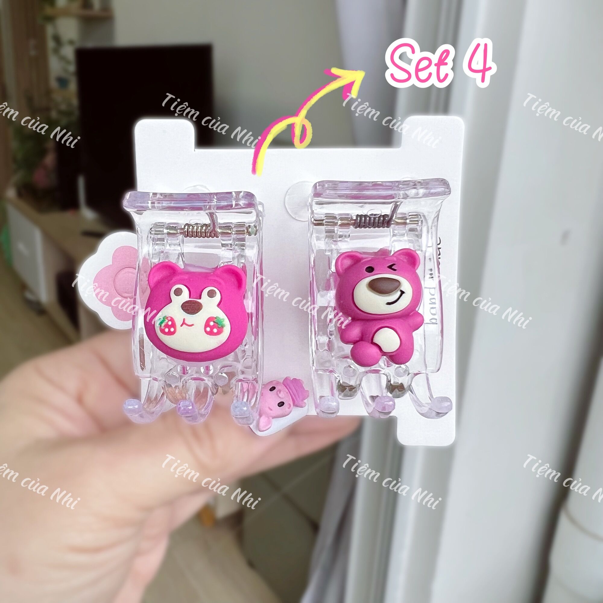 KẸP CÀNG CUA 5 RĂNG GẤU DÂU LOTSO