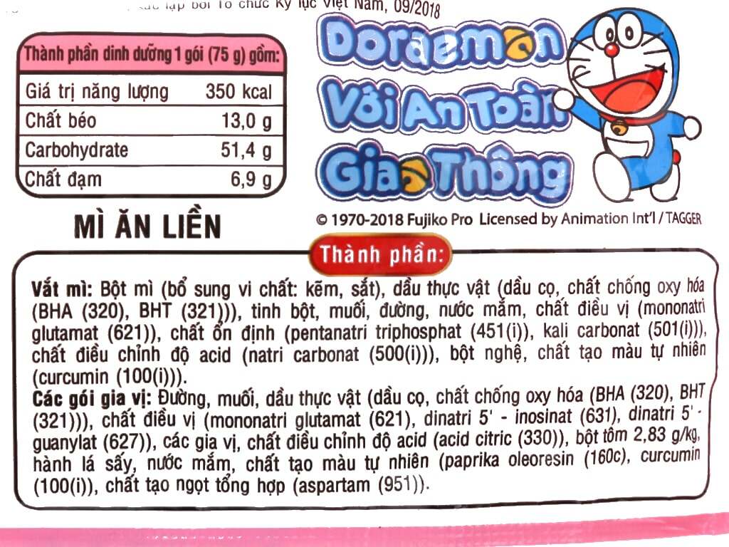 Thùng 30 gói mì Hảo Hảo tôm chua cay 75g