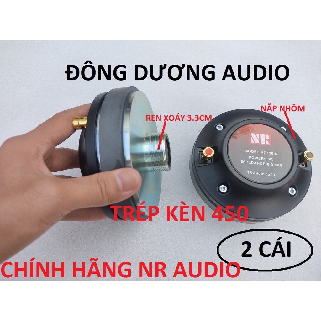 Củ treble kèn 450 nr audio ren xoáy hàng chính hãng - loa treble kèn
