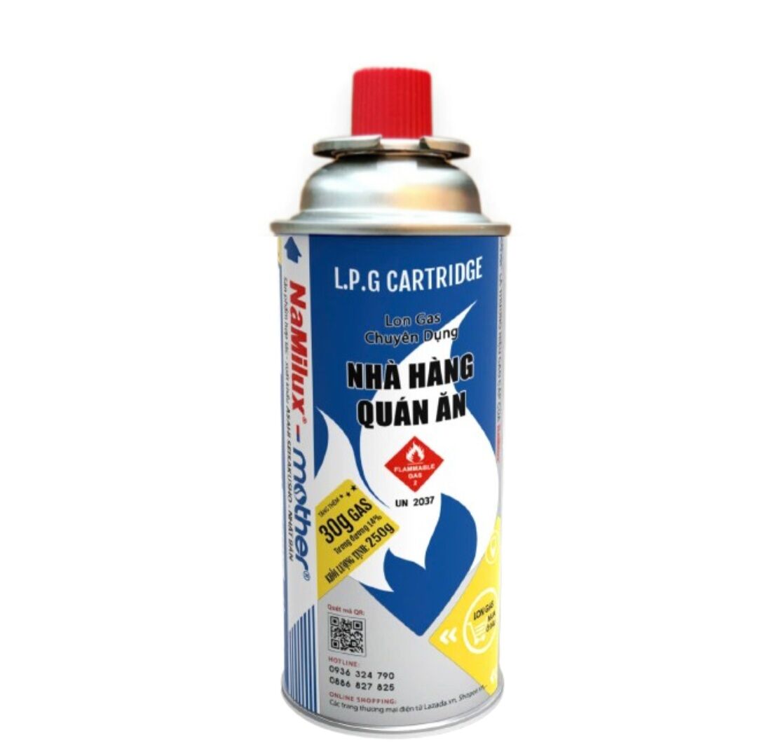 Combo 6 bình gas chuyên dụng cho bếp gas mini _ KLT.250g
