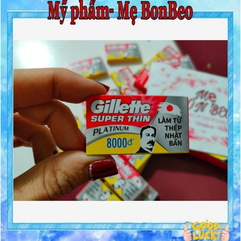 Lưỡi lam Gillette® hộp 5 lưỡi/ Siêu mỏng - Siêu bền