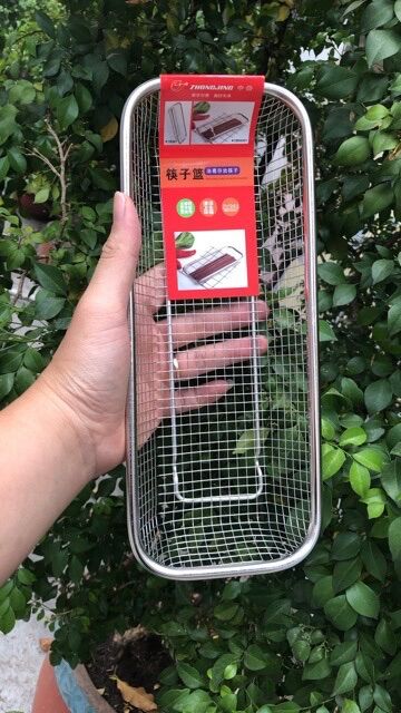 Combo bộ 3 rổ inox dạng lưới