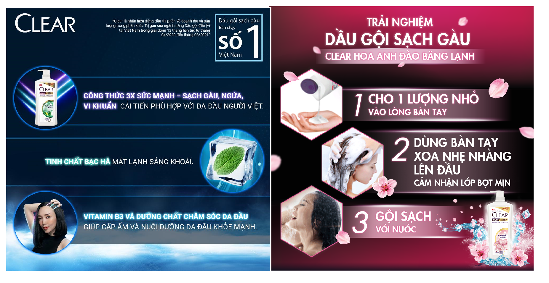 DẦU GỘI CLEAR THẢO DƯỢC 900G.( cho da đầu yếu)