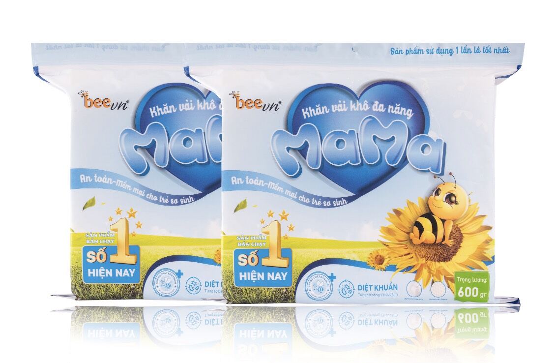 Combo 3 bịch khăn vải khô đa năng mama 600 gram