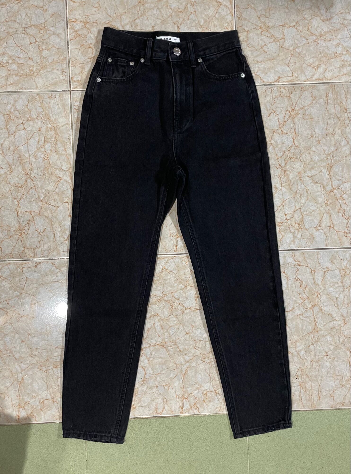 Quần Baggy Pull&Bear Auth Tuồn Lưng Cao Không Giãn Size 27 ( Hàng Cambodia Có Sẵn )