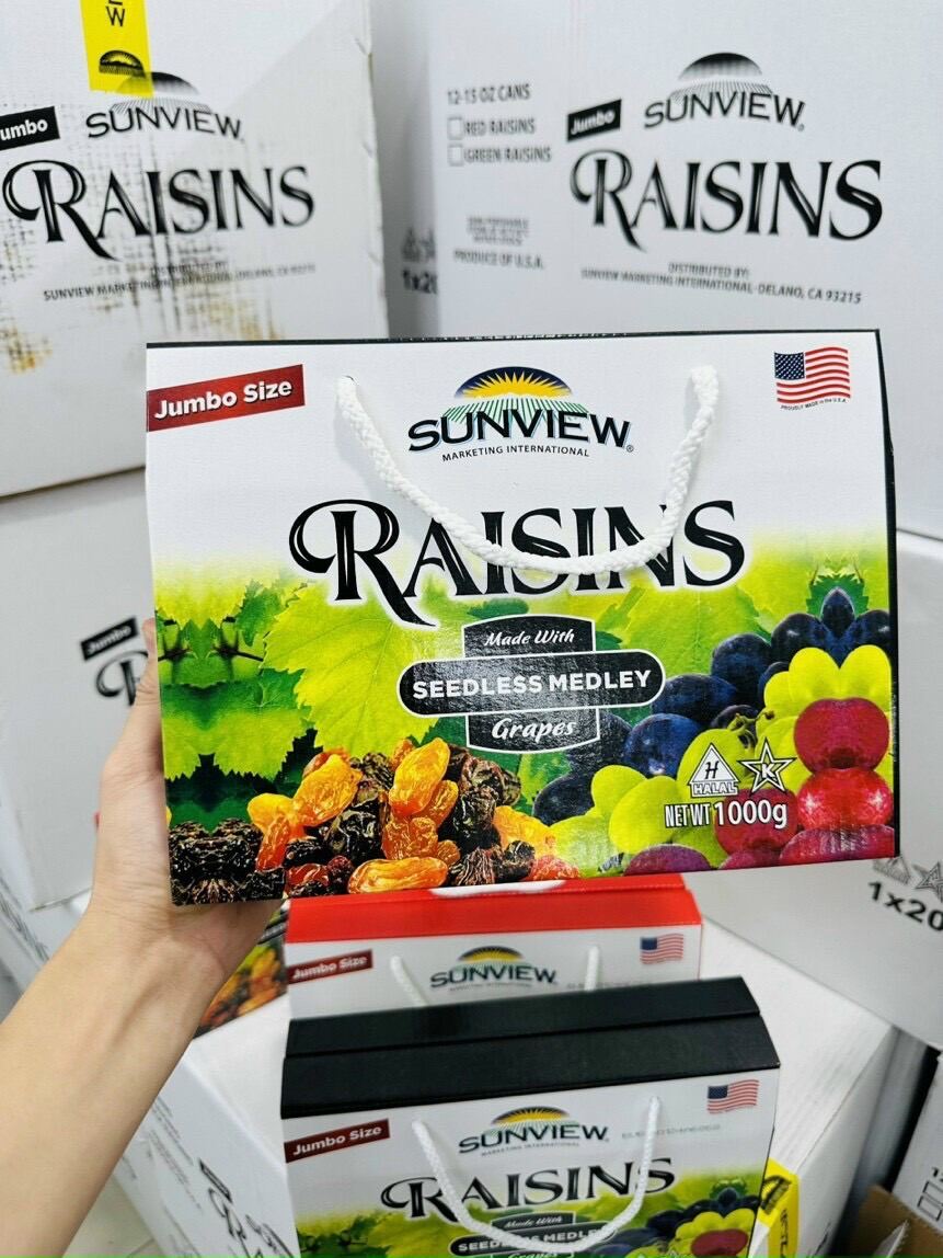 Nho Raisins Mỹ - Túi 900g