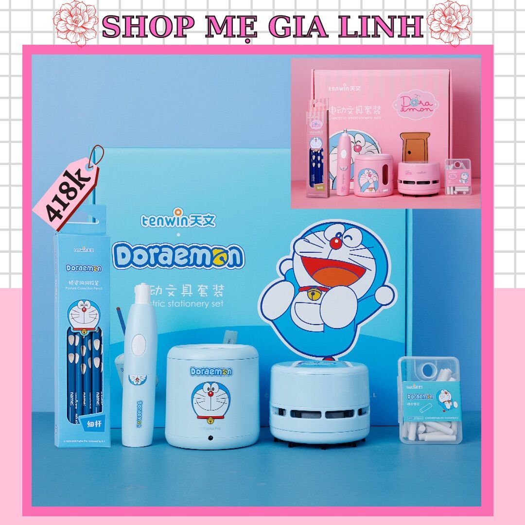 𝐅𝐑𝐄𝐄 𝐒𝐇𝐈𝐏 Bút Chì Tự Động Tenwin Năm Học Mới 2021-Tự Chuốt Bút- Bộ đồ dùng gồm Gọt bút, Bút tẩy gôm, Hút bụi mini,  Tẩ