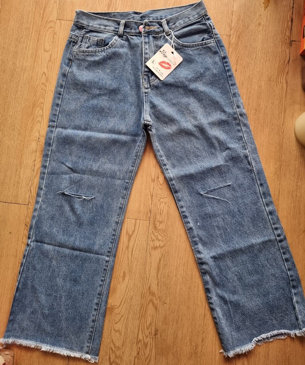 [ẢNH THẬT][FREE SHIP][KÈM QUÀ] QUẦN BAGGY JEANS LƯNG CAO/THỜI TRANG/CÁ TÍNH BASIC