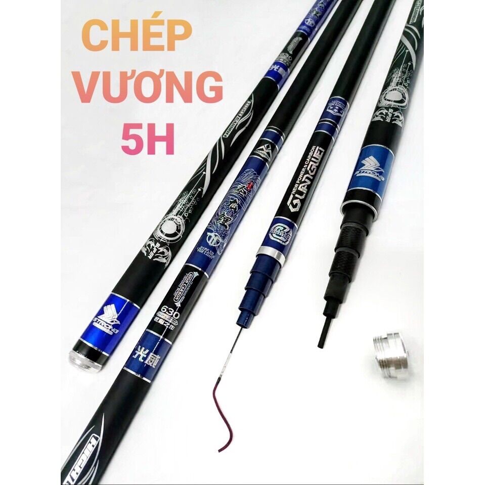 Cần câu tay 5h gw cá chép hóa rồng