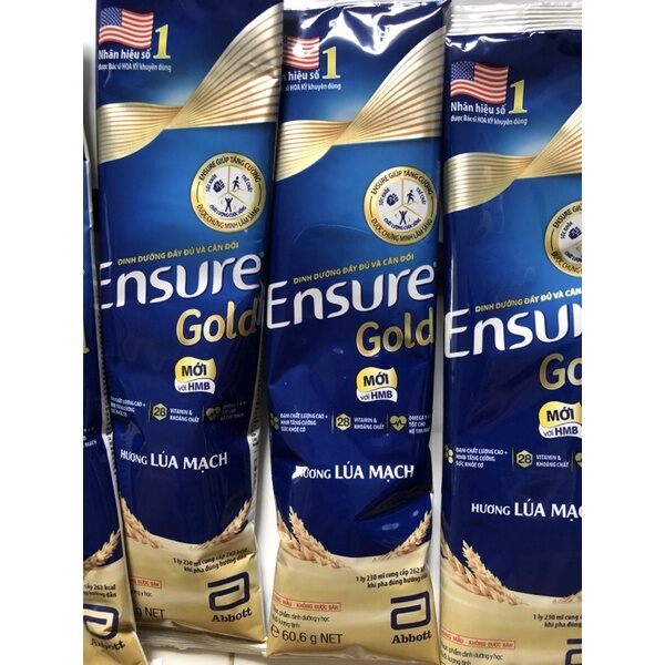 [Date 08/2024] 1 gói Ensure Gold 60,6g/gói
