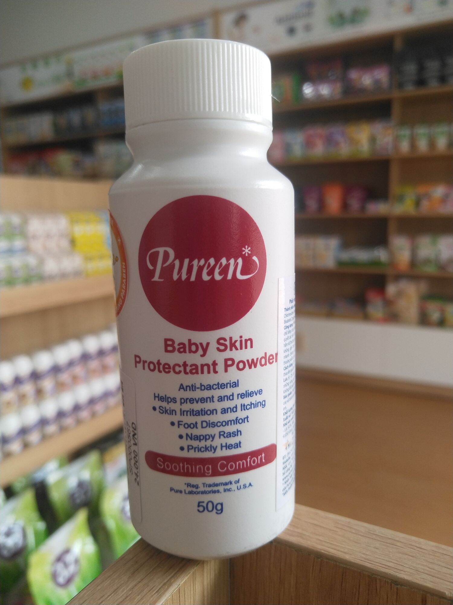 Phấn ngừa rôm sảy cho bé Pureen