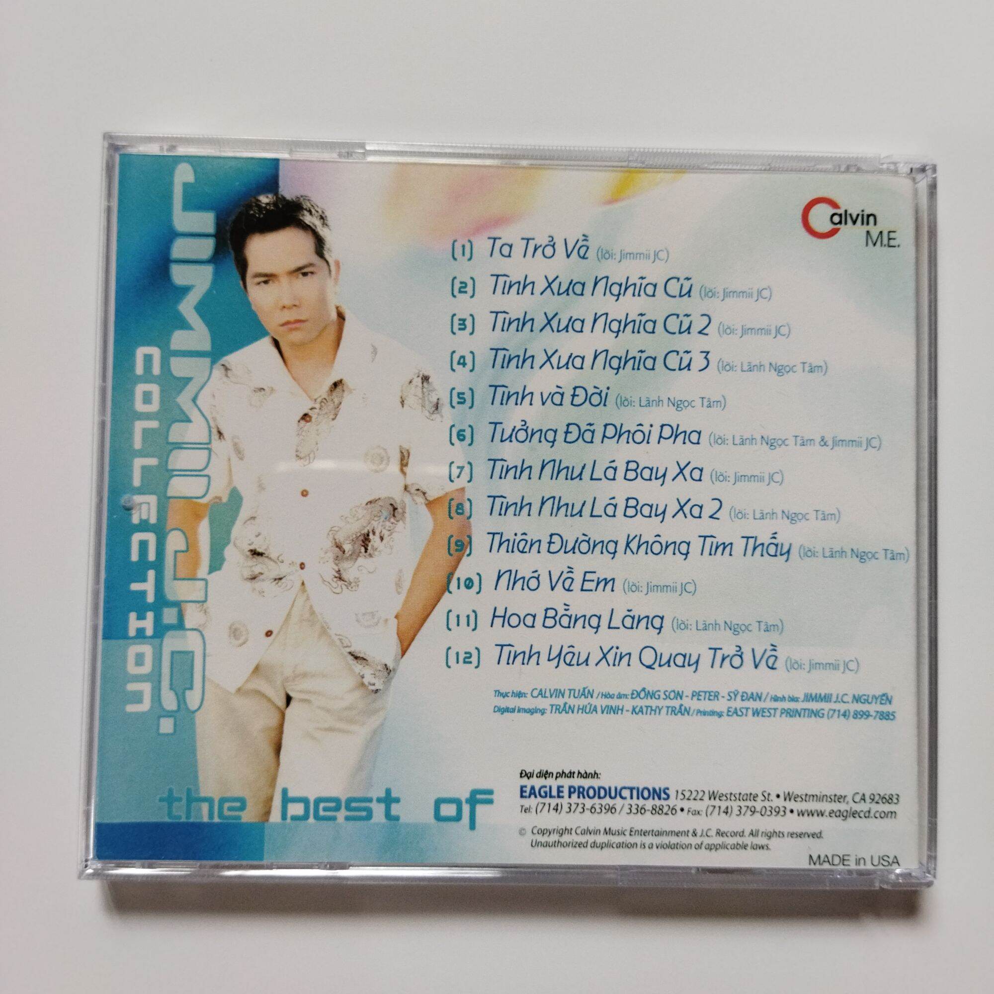 Bộ 4 cd Jimmii Nguyễn phono