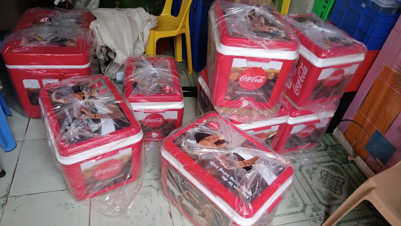 Thùng đá coca 45 lít Hiệp Thành