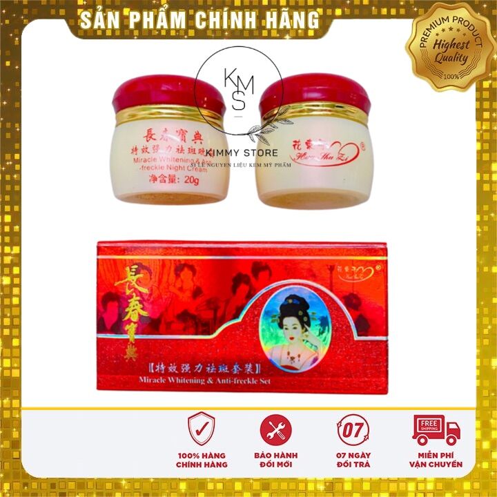 Lẻ 1 cặp kem cô tiên nám đỏ huashuli