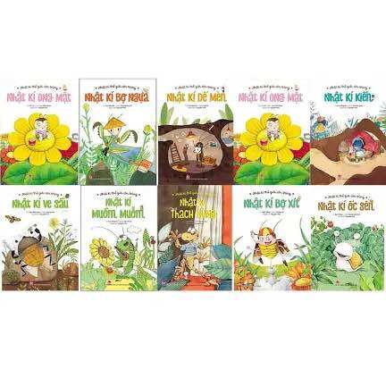 Sách - Nhật ký thế giới côn trùng (bộ 9 cuốn)