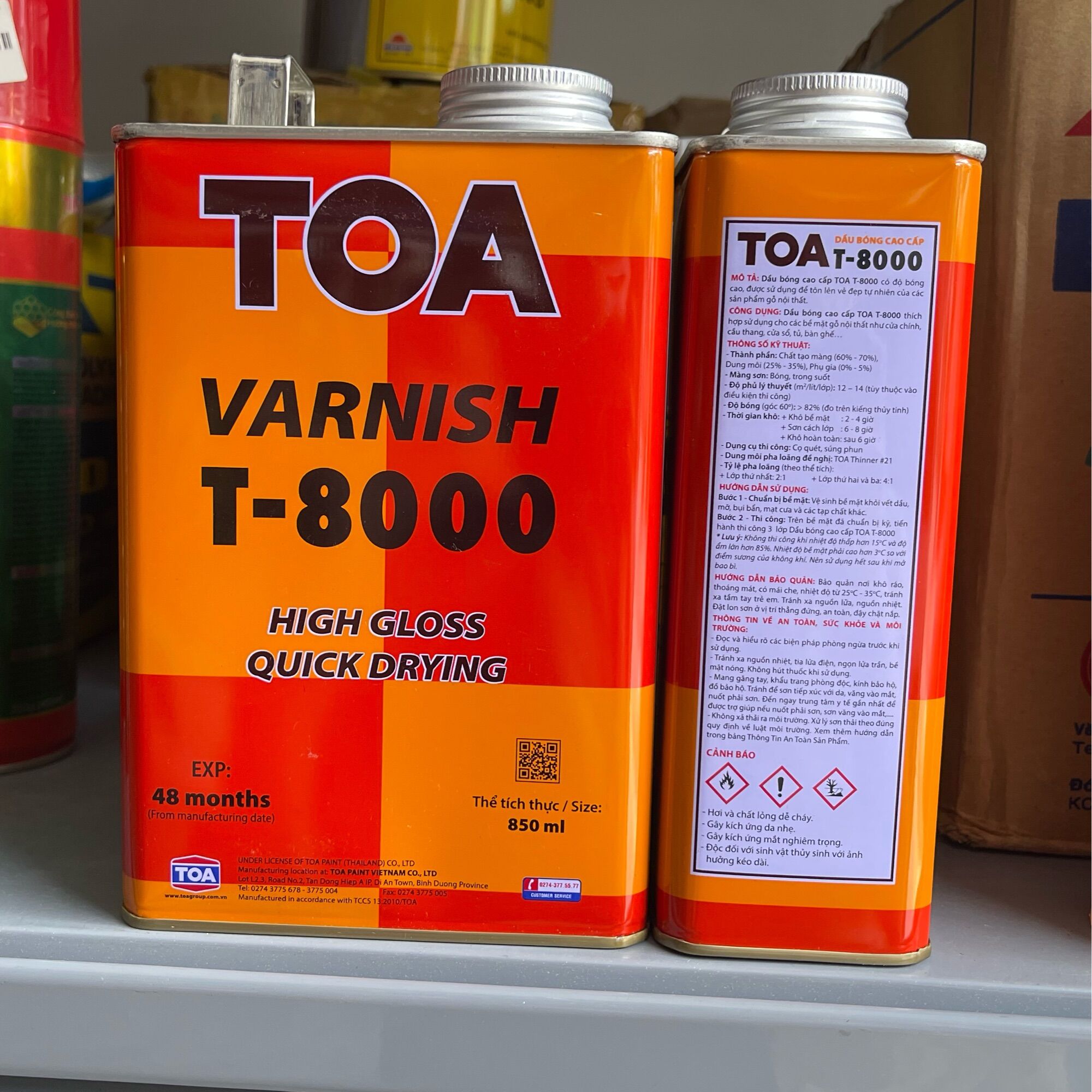 Dầu bóng cao cấp toa t-8000