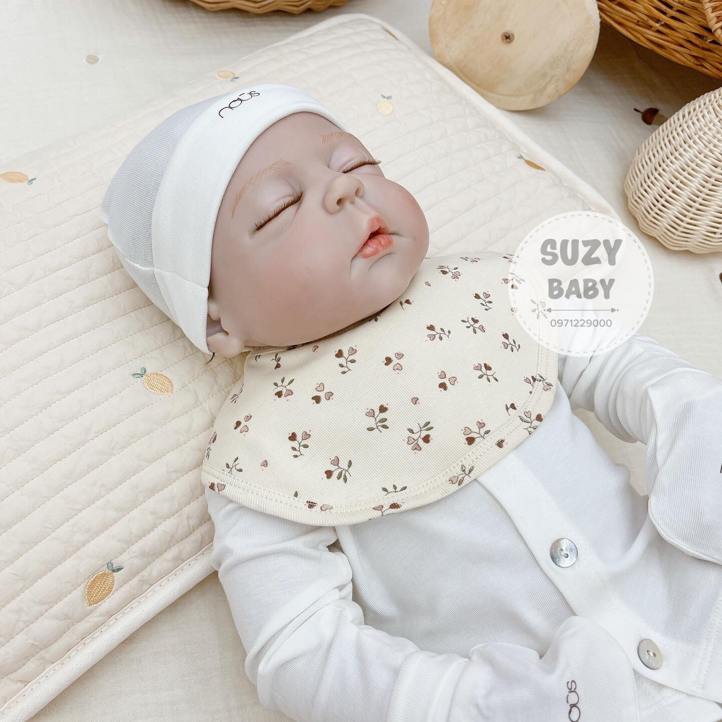 YẾM SƠ SINH COTTON CHO BÉ