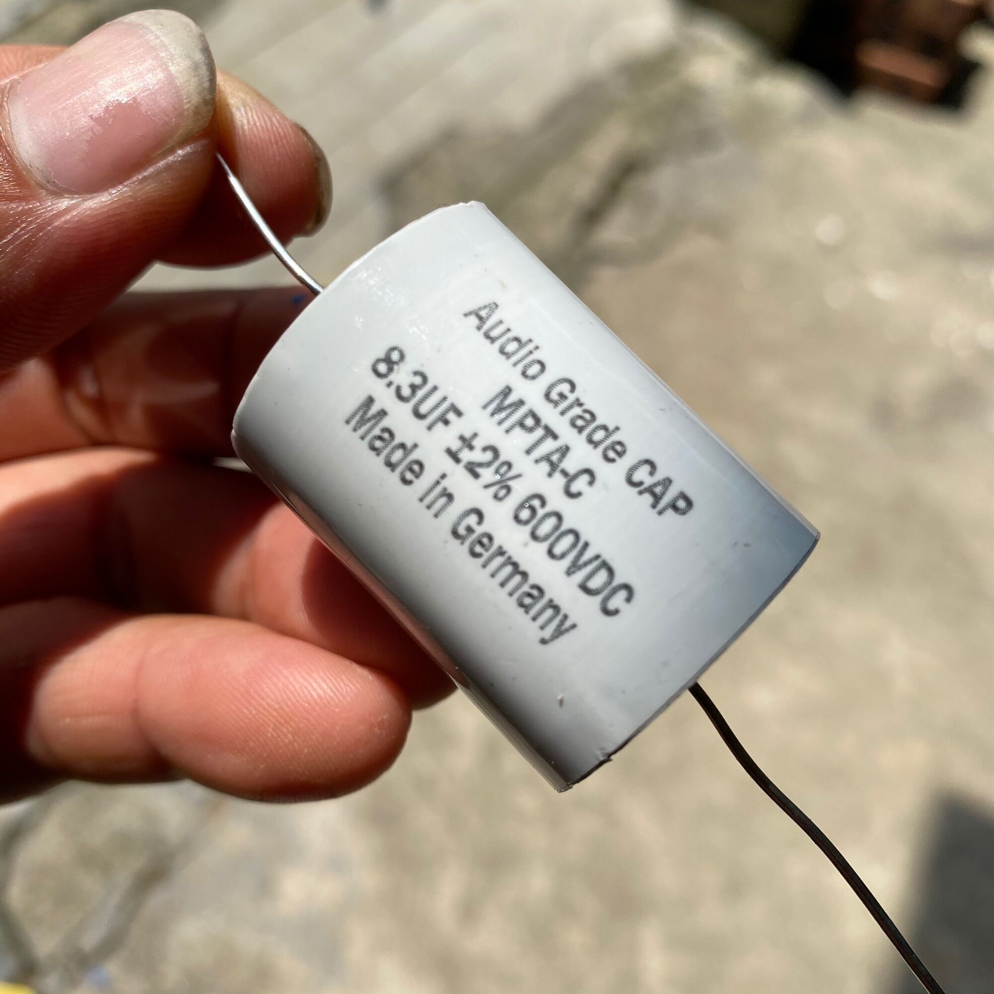 Tụ đức Audio Grade Cap 8.3UF 600VDC