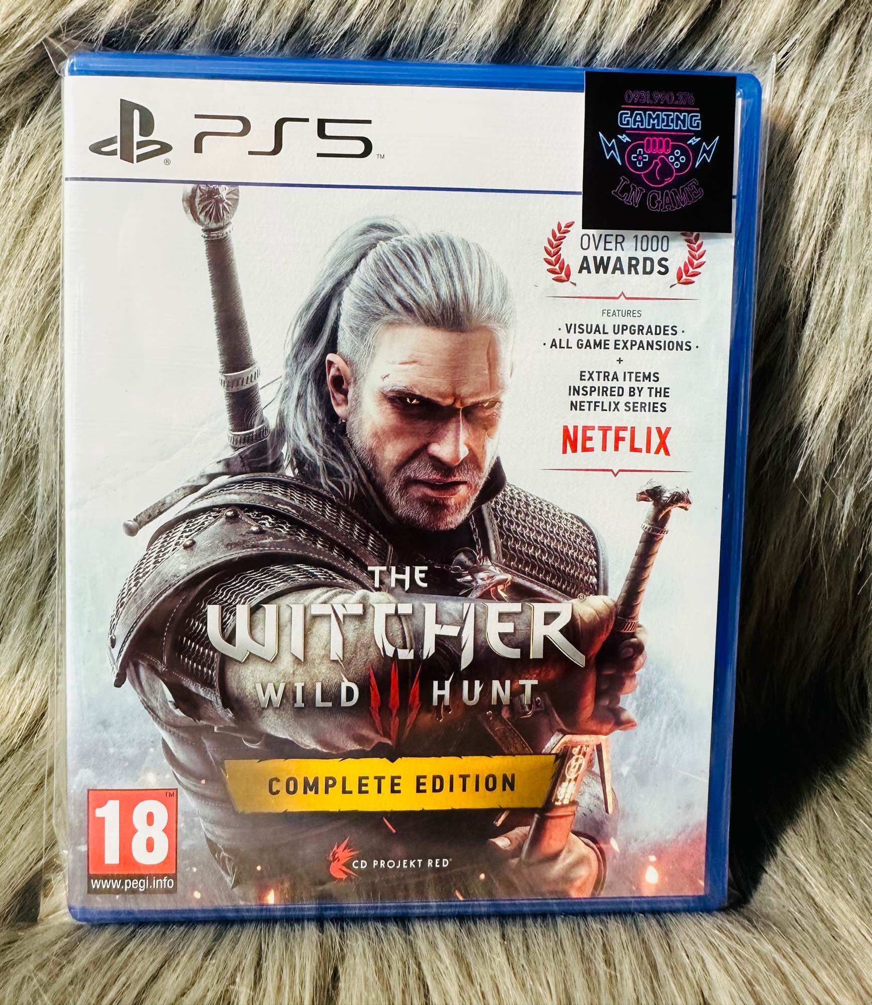 Đĩa Game PS5 : The Witcher 3: Wild Hunt Complete