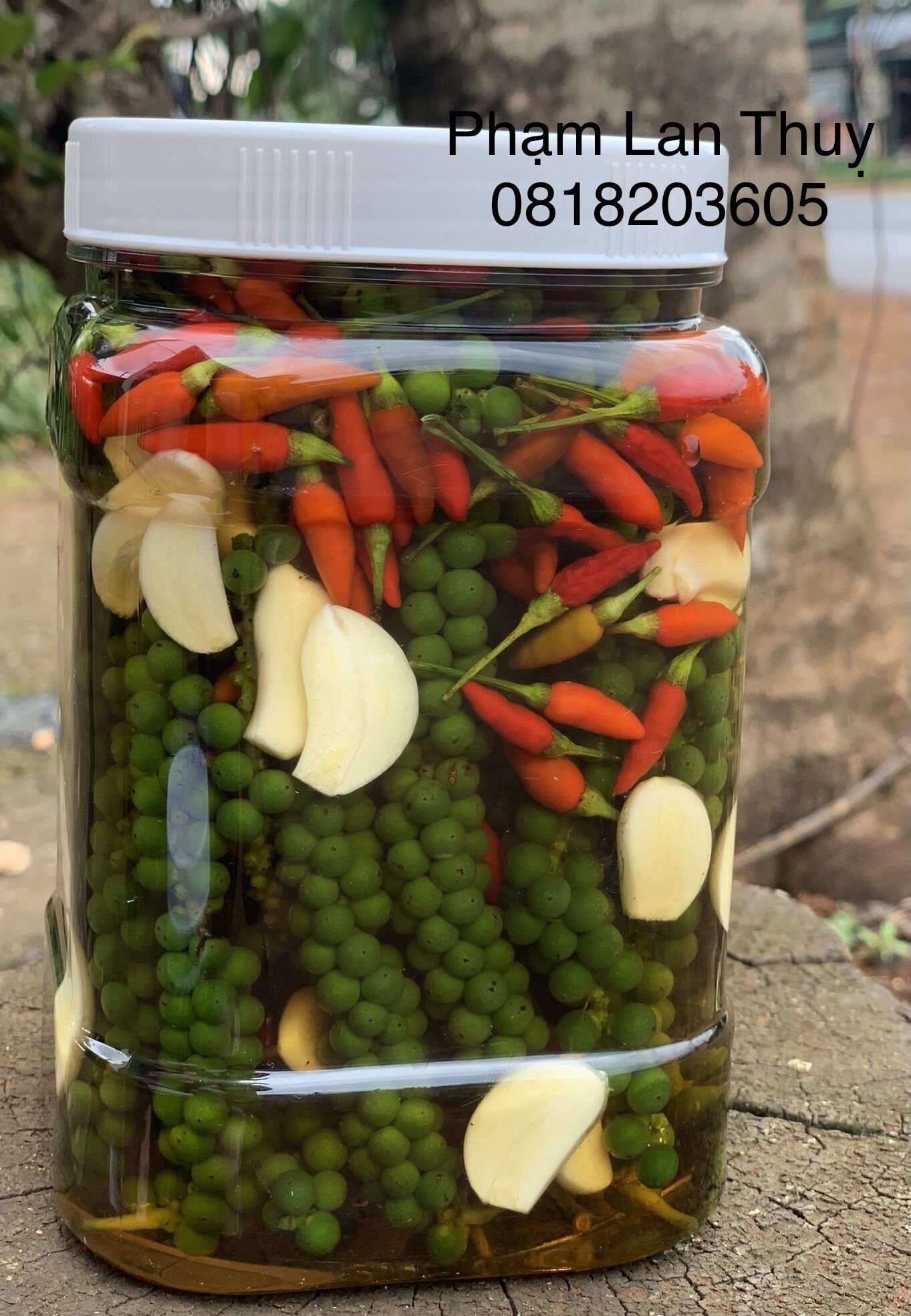 Tiêu Xanh ngâm mắm 1kg/hũ
