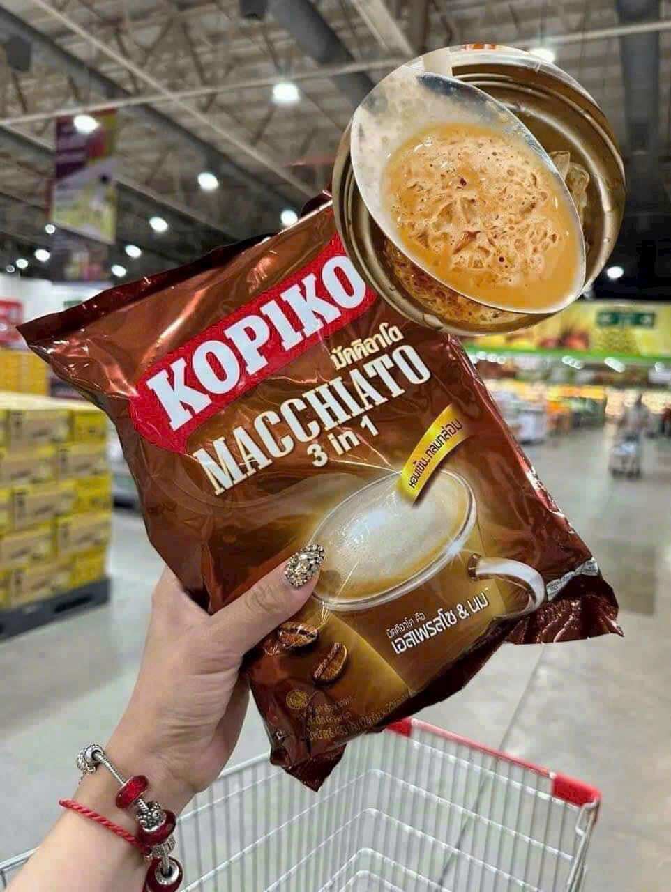 Bịch 20 gói cà phê kopiko machiato thái lan