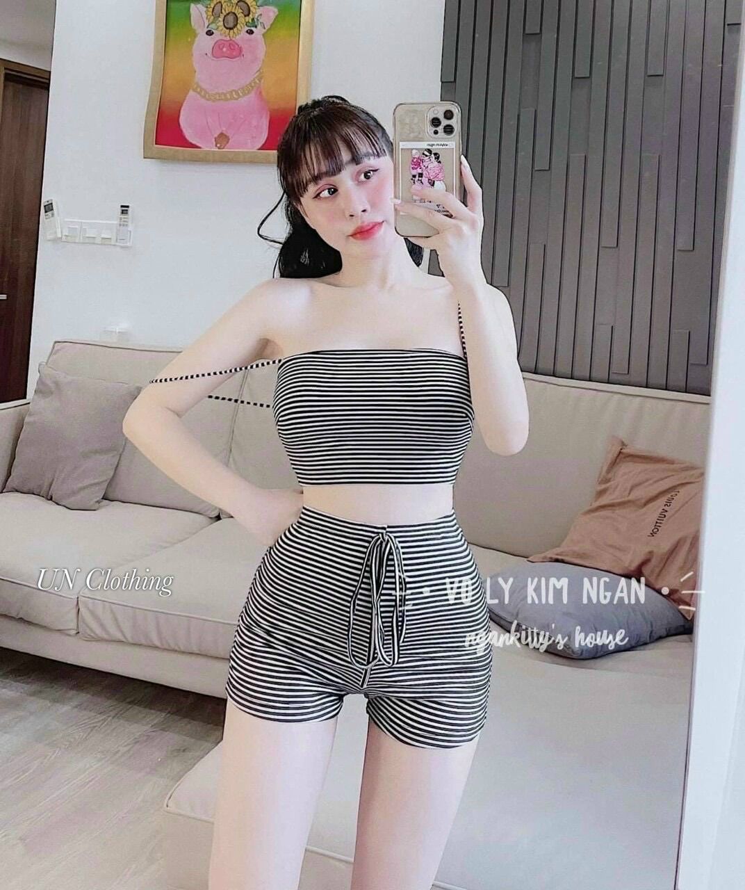 HCM( ảnh thật) sét bộ 2 dây thun xinh