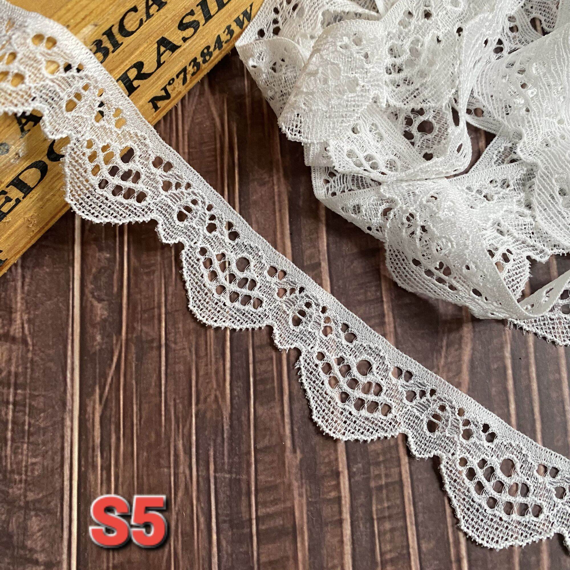 (5 MÉT) REN THUN VIỀN CÓ CO GIÃN , BẢN RỘNG  2.5 CM.