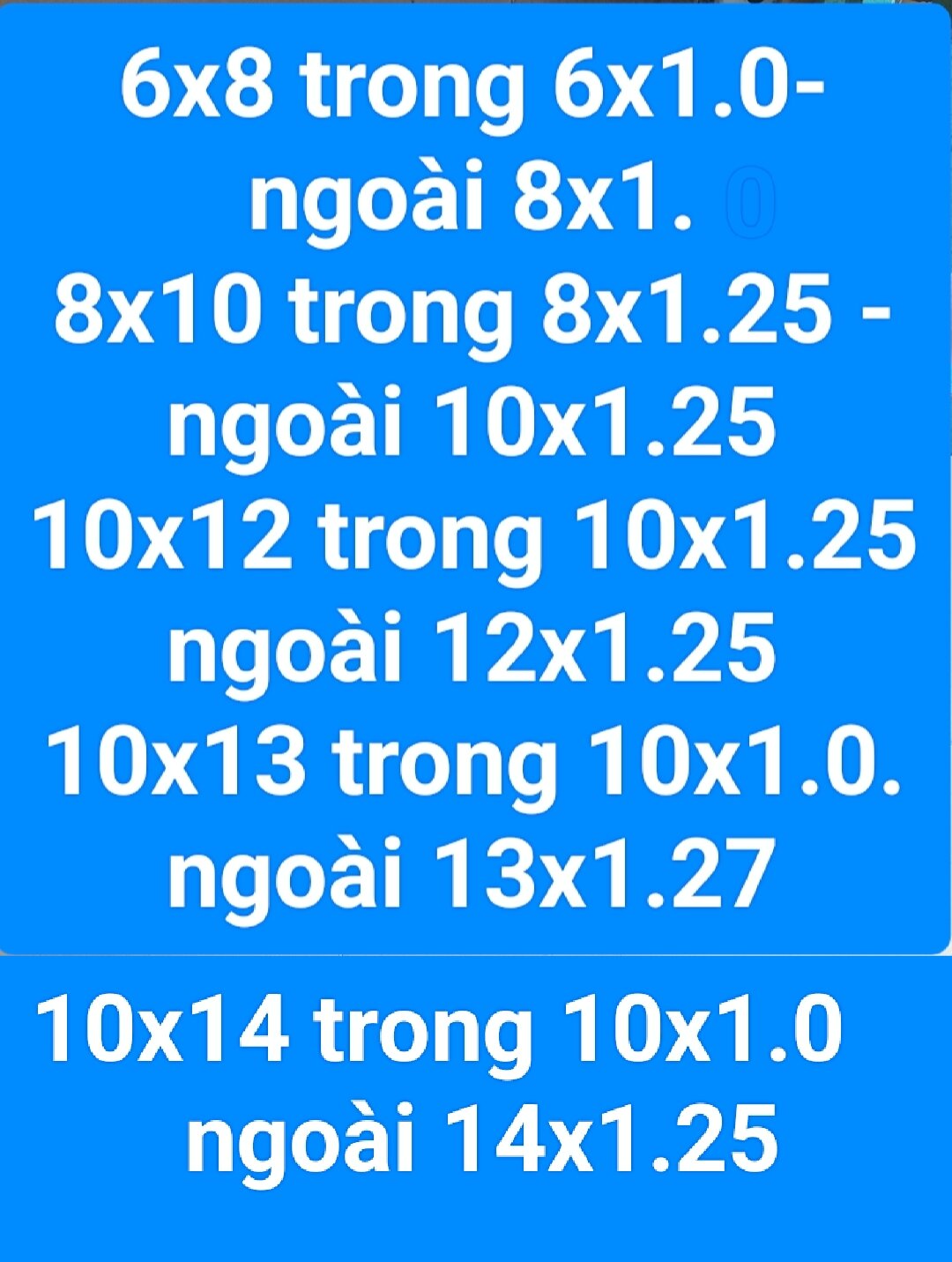 SƠ MI SẮT LỔ 6LY ..8LY x10 CÁI....