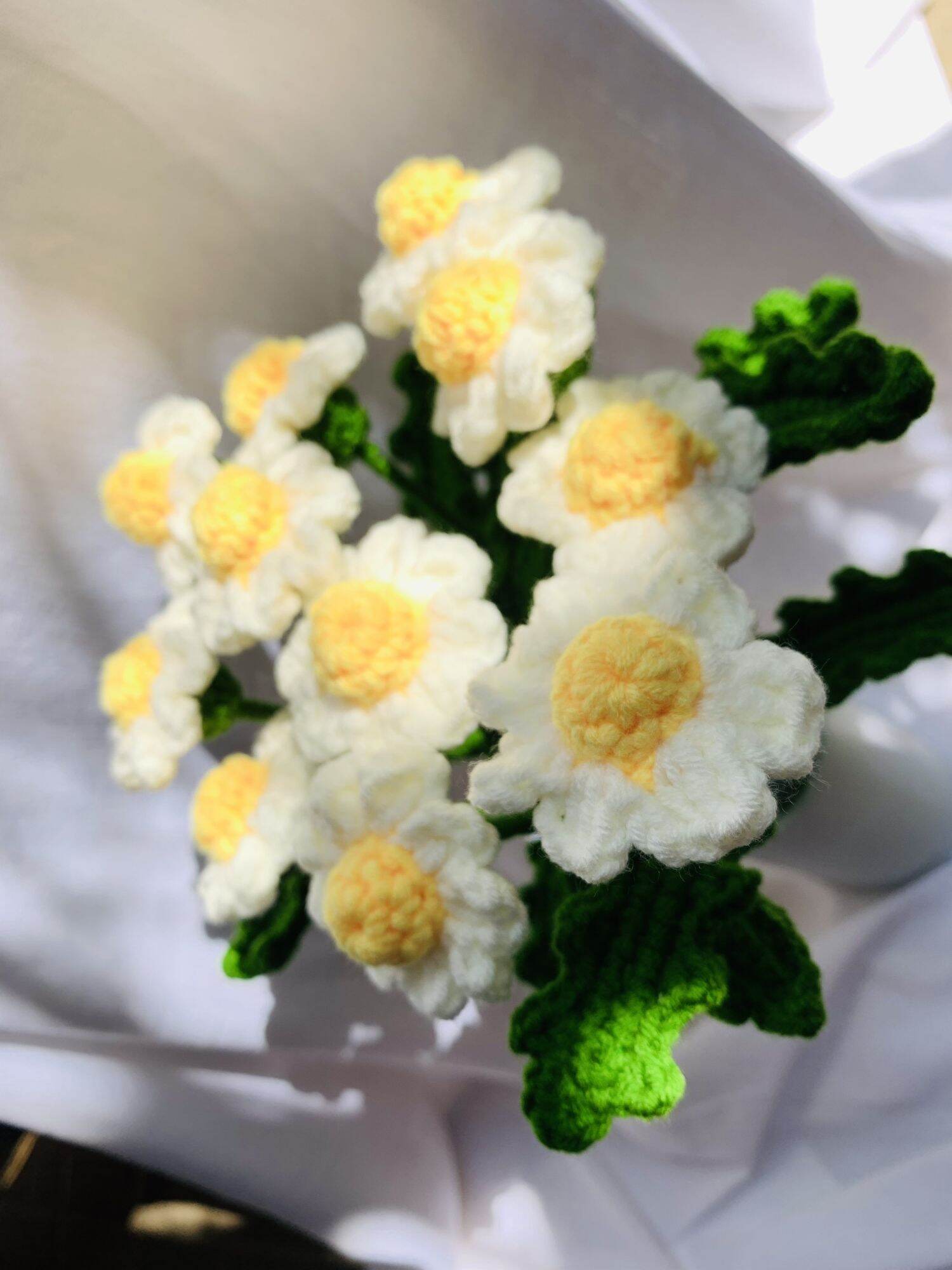 Cúc Họa Mi handmade bằng len - Chrysanthemum Crochet