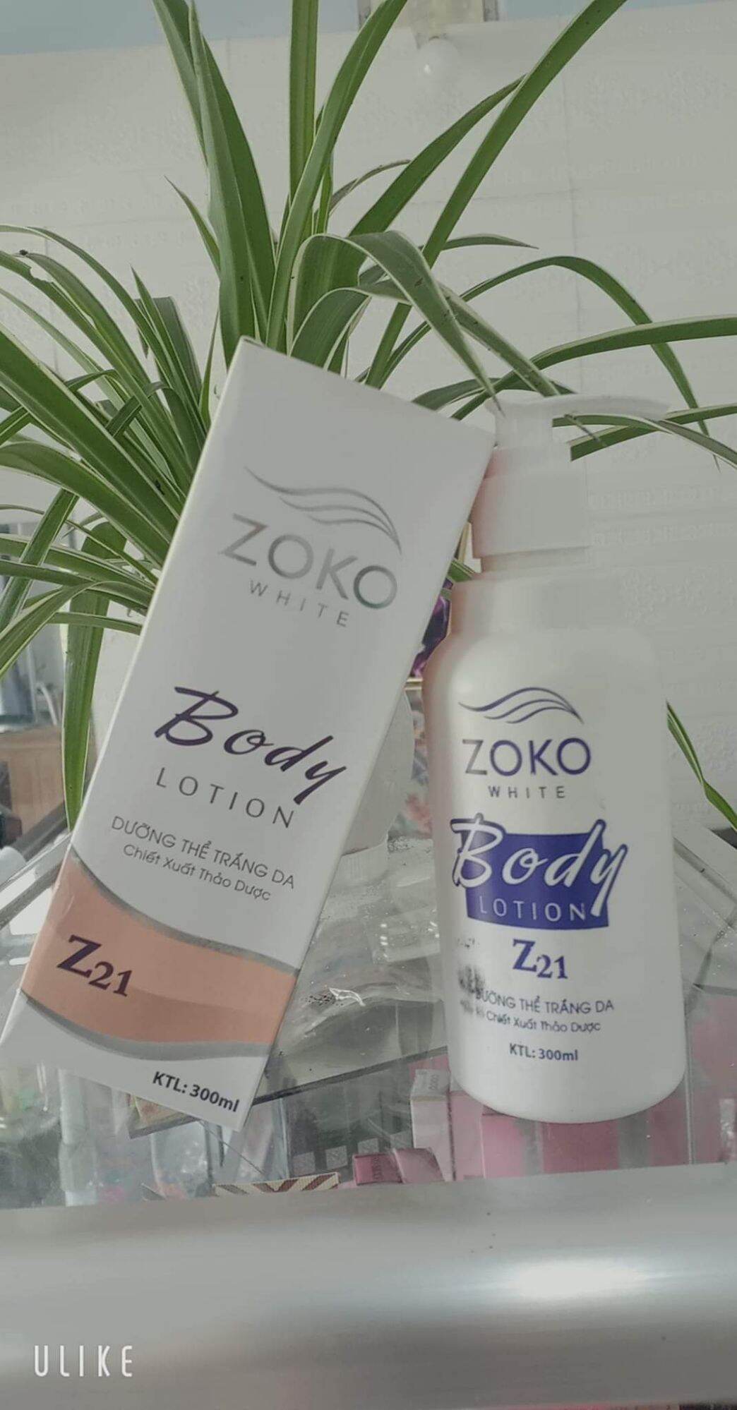 Kem dưỡng thể trắng da zoko thảo dược 300ml