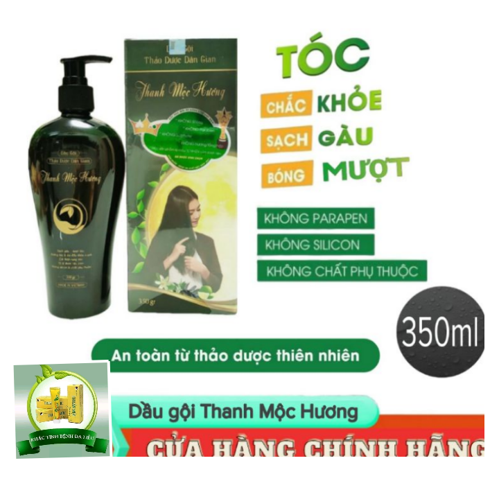 [ Hàng chính hãng] DẦU GỘI THẢO DƯỢC THANH MỘC HƯƠNG (Mẫu mới nhất Chai nắp vòi 350ml)