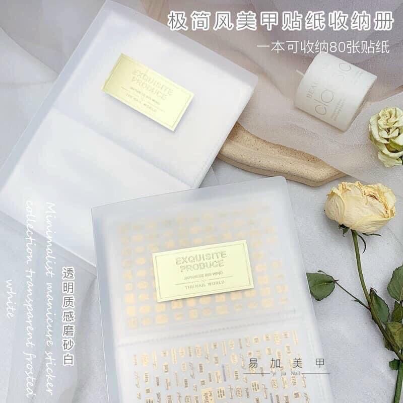 Sổ đựng sticker nail