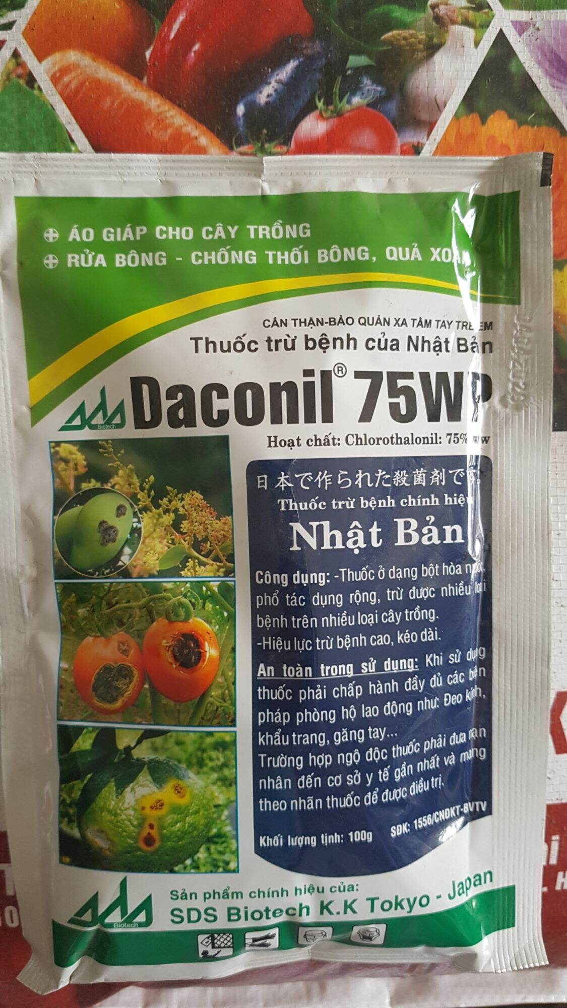 Thuốc trừ bệnh daconil 75wp