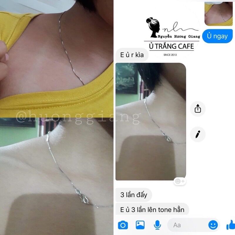 Ủ TRẮNG CAFE ( MUA 1 tặng 1 Bột trà xanh )