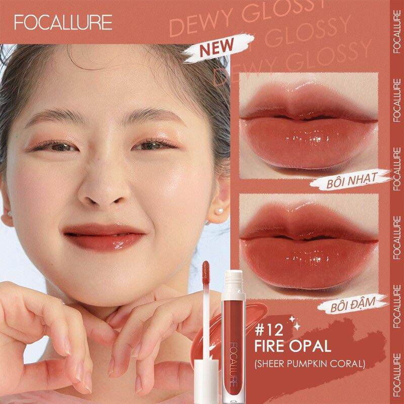 Son môi focallure lấp lánh sáng bóng