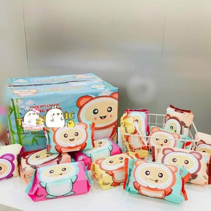 Khăn giấy ướt Thiên Phúc 100 tờ/bịch