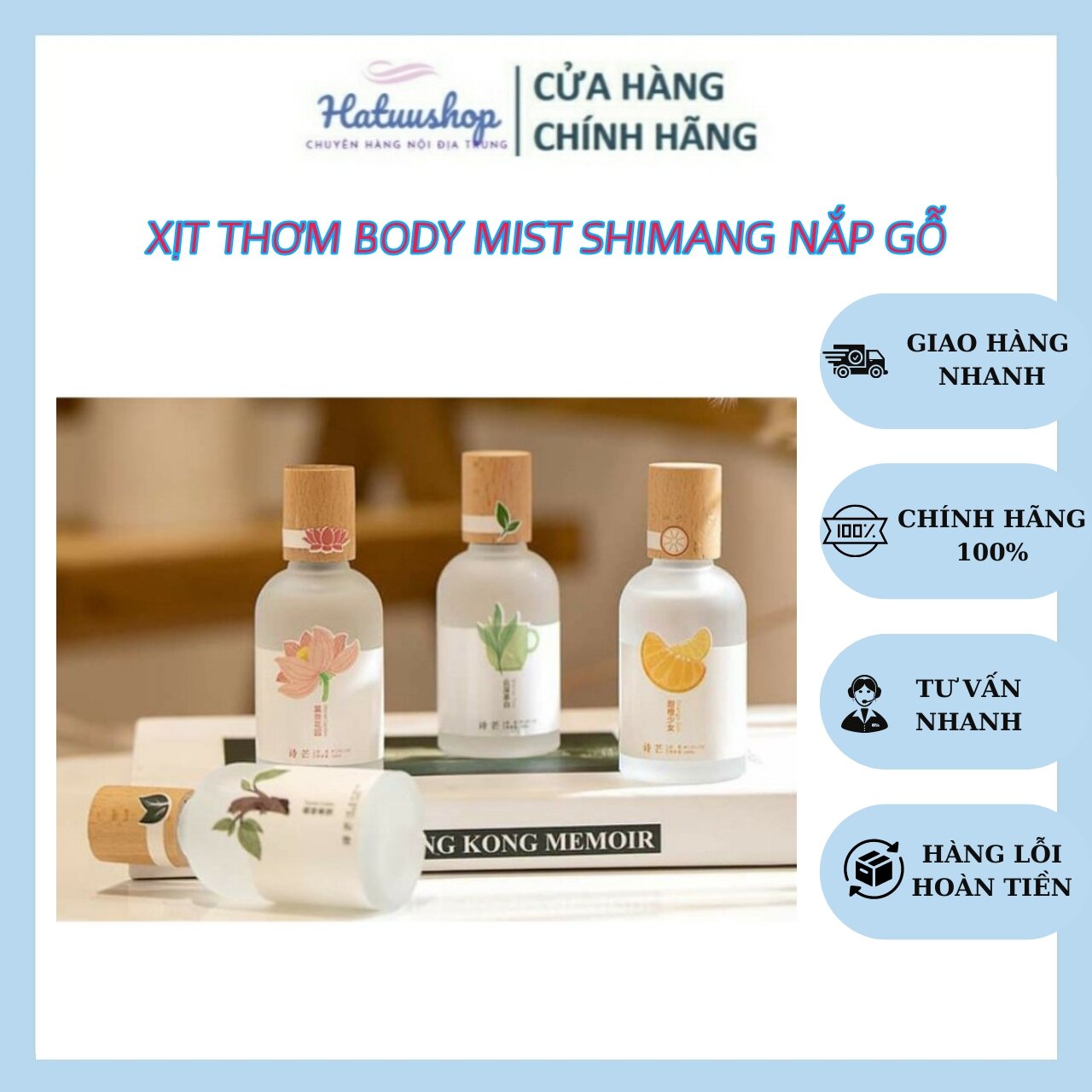 [ MẪU MỚI] Xịt Thơm Toàn Thân Body Mist Shimang