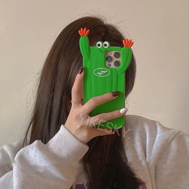 Ốp lưng xương rồng cute iPhone 6,6s,6 plus,...