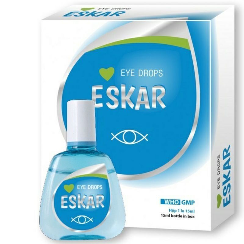 Combo 10 chai nhỏ mắt  Eskar ( chai 15ml)